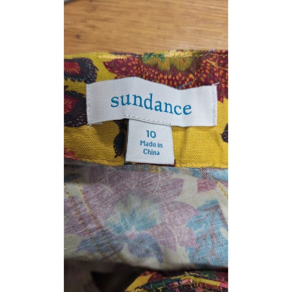 NEW‎ SUNDANCE Shorts SZ 10 Floral Japanese Gardens Pockets Coastal Boho Bohemian - Picture 6 of 6